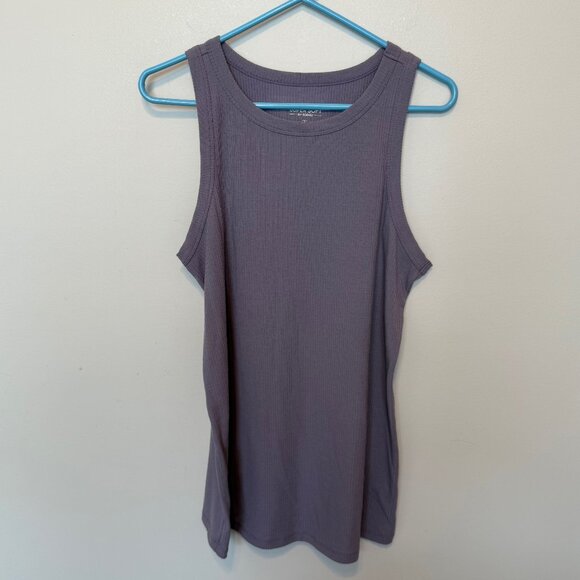 ๐ฑ 5 for $10. Torrid Super Soft Purple Rib Knit Tank Top - Picture 1 of 5